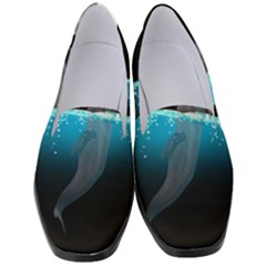 Dolphin Moon Water Women s Classic Loafer Heels by Ndabl3x