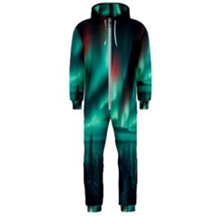 Aurora Borealis Snow Hooded Jumpsuit (men) by Ndabl3x