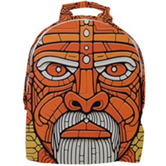 Face Skull Head Art Mini Full Print Backpack by Ndabl3x