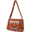 Face Skull Head Art Front Pocket Crossbody Bag View2