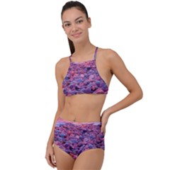 Sea Beach Water Sunset Ocean Halter Tankini Set by Ndabl3x