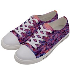 Sea Beach Water Sunset Ocean Men s Low Top Canvas Sneakers by Ndabl3x