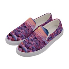 Sea Beach Water Sunset Ocean Women s Canvas Slip Ons by Ndabl3x