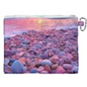 Sea Beach Water Sunset Ocean Canvas Cosmetic Bag (XXL) View2