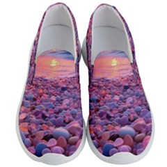 Sea Beach Water Sunset Ocean Men s Lightweight Slip Ons by Ndabl3x