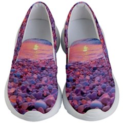 Sea Beach Water Sunset Ocean Kids Lightweight Slip Ons by Ndabl3x