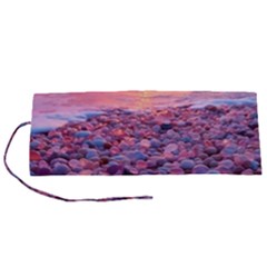 Sea Beach Water Sunset Ocean Roll Up Canvas Pencil Holder (s) by Ndabl3x