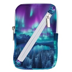 Lake Aurora Borealis Belt Pouch Bag (small) by Ndabl3x