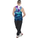 Lake Aurora Borealis Men s Sleeveless Hoodie View2