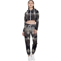 Mask Tribal Cropped Zip Up Lounge Set by Ndabl3x