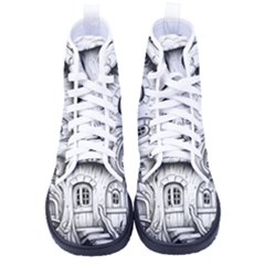 House Tree Fairy Men s High-top Canvas Sneakers by Ndabl3x