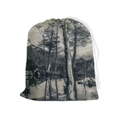 Dry Forest Landscape, Tierra Del Fuego, Argentina Drawstring Pouch (xl) by dflcprintsclothing