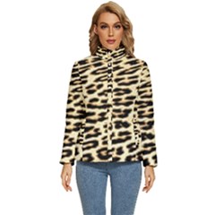 Leopard Print Women s Puffer Bubble Jacket Coat by TShirt44