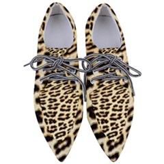 Leopard Print Pointed Oxford Shoes by TShirt44