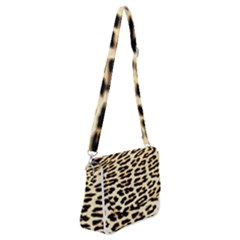 Leopard Print Shoulder Bag With Back Zipper by TShirt44