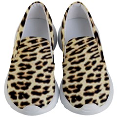 Leopard Print Kids Lightweight Slip Ons by TShirt44