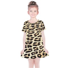 Leopard Print Kids  Simple Cotton Dress by TShirt44