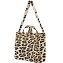 Leopard Print Square Shoulder Tote Bag View1