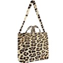 Leopard Print Square Shoulder Tote Bag View2