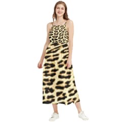 Leopard Print Boho Sleeveless Summer Dress by TShirt44