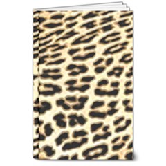 Leopard Print 8  X 10  Hardcover Notebook by TShirt44