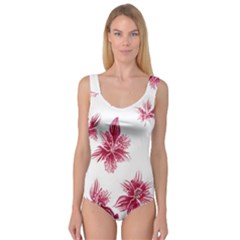 Hawaiian Flowers Princess Tank Leotard  by essentialimage