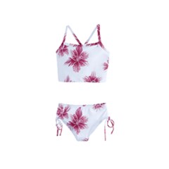 Hawaiian Flowers Girls  Tankini Swimsuit by essentialimage