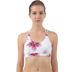 Hawaiian Flowers Back Web Sports Bra by essentialimage