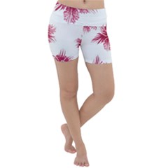 Hawaiian Flowers Lightweight Velour Yoga Shorts by essentialimage