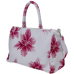 Hawaiian Flowers Duffel Travel Bag by essentialimage