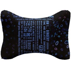 Doctor Who Tardis Seat Head Rest Cushion by Cendanart