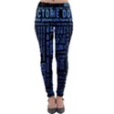 Doctor Who Tardis Lightweight Velour Leggings View1