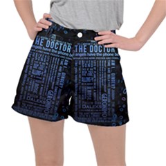 Doctor Who Tardis Women s Ripstop Shorts by Cendanart