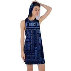 Doctor Who Tardis Racer Back Hoodie Dress