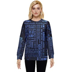 Doctor Who Tardis Hidden Pocket Sweatshirt by Cendanart