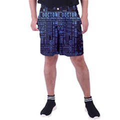 Doctor Who Tardis Men s Pocket Shorts by Cendanart