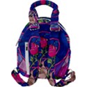 Enchanted Rose Stained Glass Travel Backpack View2