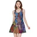 Castle Building Stained Glass Inside Out Reversible Sleeveless Dress View3