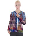 Castle Building Stained Glass Casual Zip Up Jacket View1