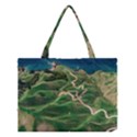 Coast Aerial View Beautiful Landscape Nature Ocean Road Graphy Aerial Coast Drone Medium Tote Bag View1