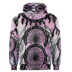 Dream Catcher Art Feathers Pink Men s Core Hoodie by Bedest