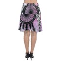 Dream Catcher Art Feathers Pink Chiffon Wrap Front Skirt View2