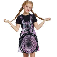 Dream Catcher Art Feathers Pink Kids  Apron Dress by Bedest