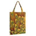 Peacock Feathers Green Yellow Classic Tote Bag View2