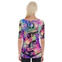 Anchor Purple Space Wide Neckline T-Shirt View2