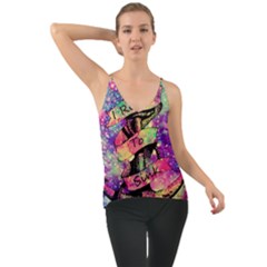 Anchor Purple Space Chiffon Cami by Bedest