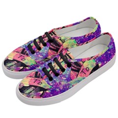 Anchor Purple Space Women s Classic Low Top Sneakers by Bedest