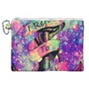 Anchor Purple Space Canvas Cosmetic Bag (XL) View1