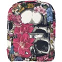 Skull Flowers American Native Dream Catcher Legend Full Print Backpack View1