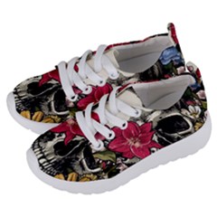 Skull Flowers American Native Dream Catcher Legend Kids  Lightweight Sports Shoes by Bedest